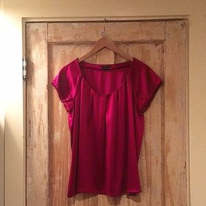 THEORY Heavy Stretch Silk Top